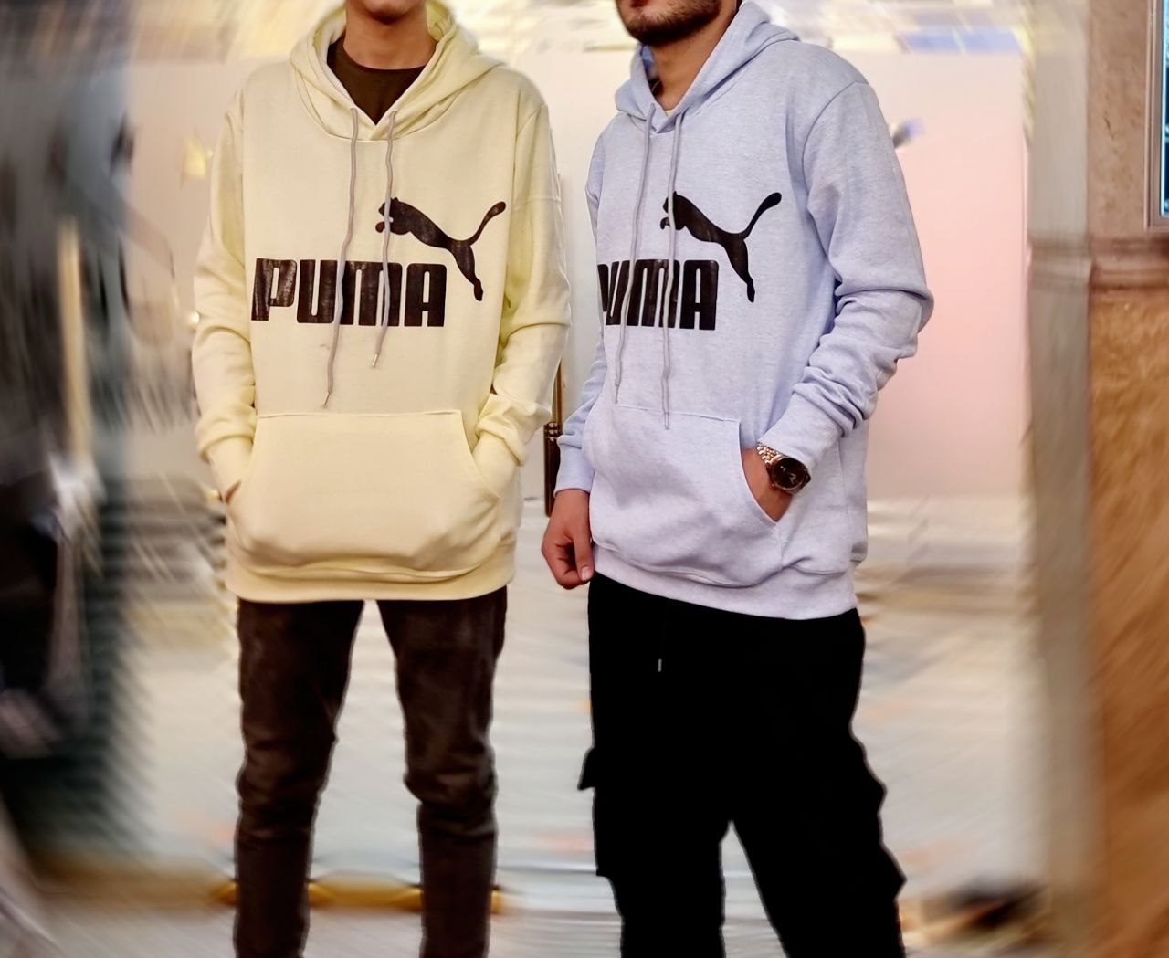 fluffy puma hoodie