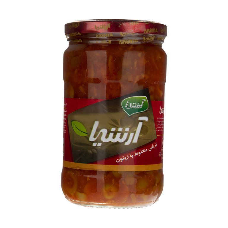 Pickles mixed with Arshia olives in the amount of 660 g