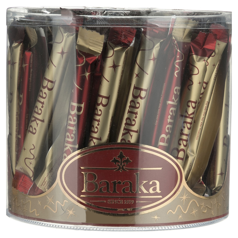 Biscuits with Baraka cocoa coating amounting to 330 g