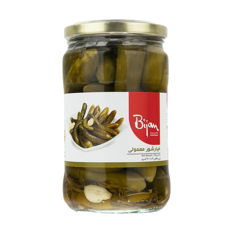 Ordinary Bijan pickles weigh 680 grams