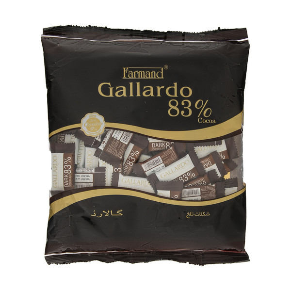 Bitter chocolate 83% Farmand Gallard series - 330 g