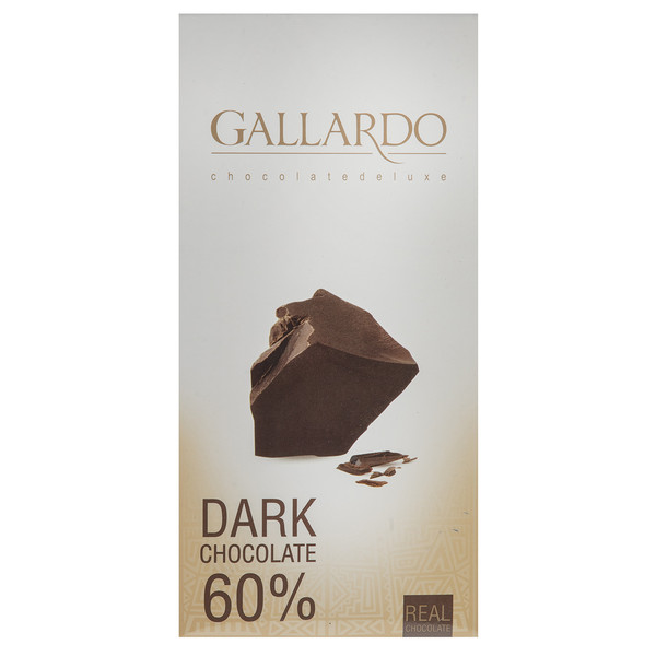 Bitter chocolate 60% Farmand Gallard amount 100 g