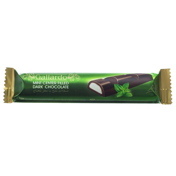 Bitter chocolate with mint, Farmand Gallard series, amount of 25 grams