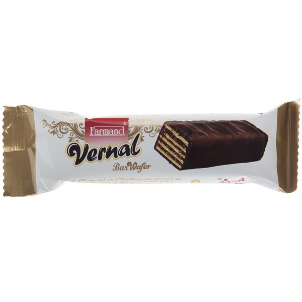 Wafer with Fermand cocoa coating, amount of 20 grams