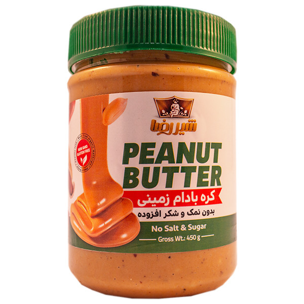 Peanut butter without added salt and sugar Shirreza - 450 g