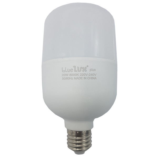 20-watt Blue Lux Plus LED lamp, model T80, base E27