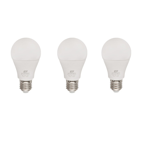 9 watt Litomex LED lamp, model 001, base E27, 3-digit package
