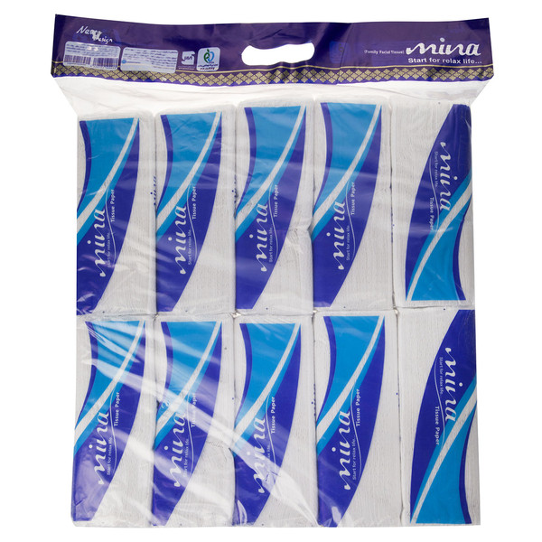 100 sheets of Blue enamel paper napkin, package of 10 pieces