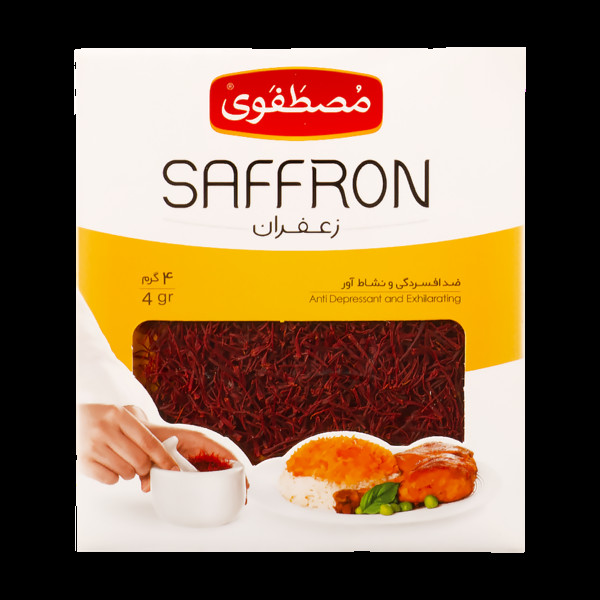 First class Mustafavi saffron in the amount of 4 grams