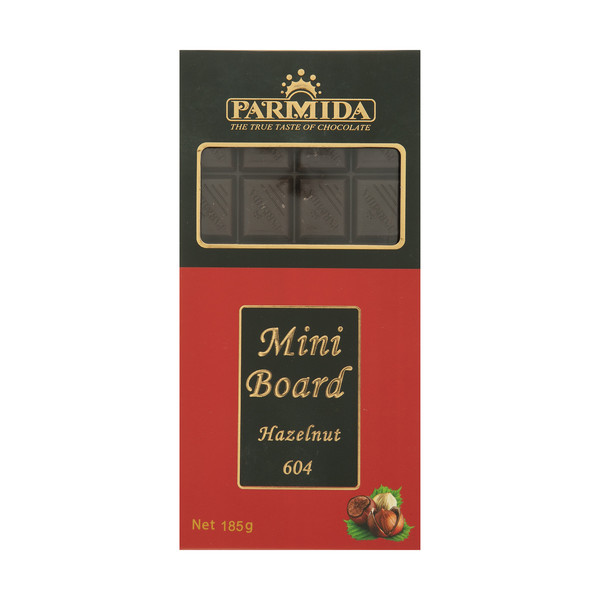 Parmida Hazelnut Chocolate Mini Board Model 185 grams