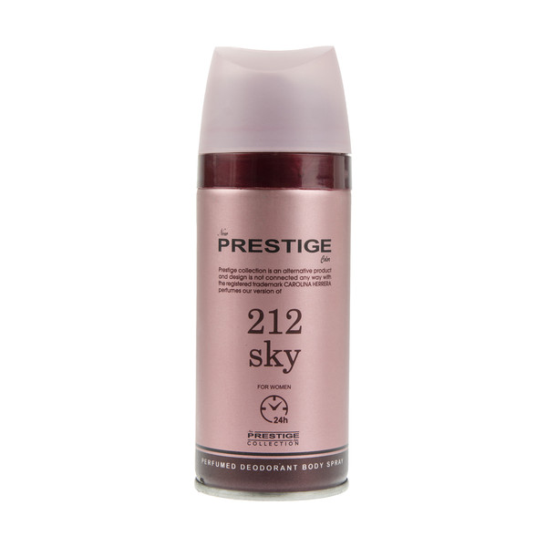 Prestige 212 Sky antiperspirant spray for women, volume 150 ml