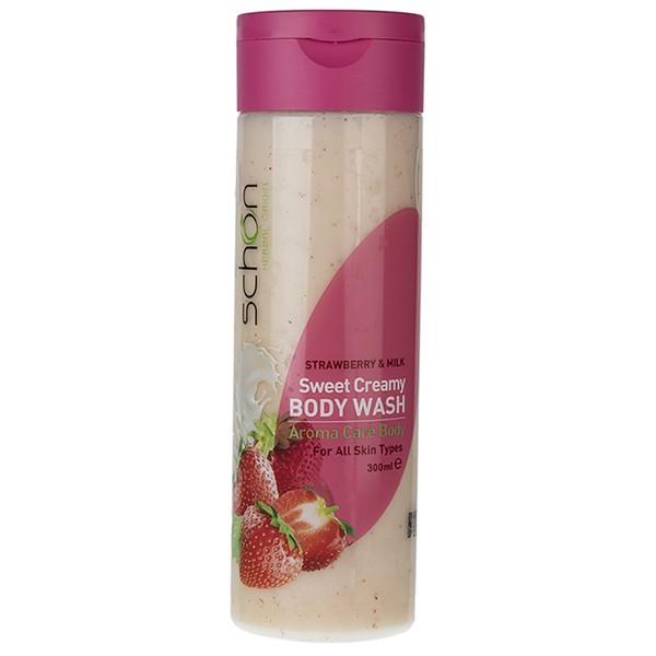 Strawberry And Milk body shampoo, volume 300 ml
