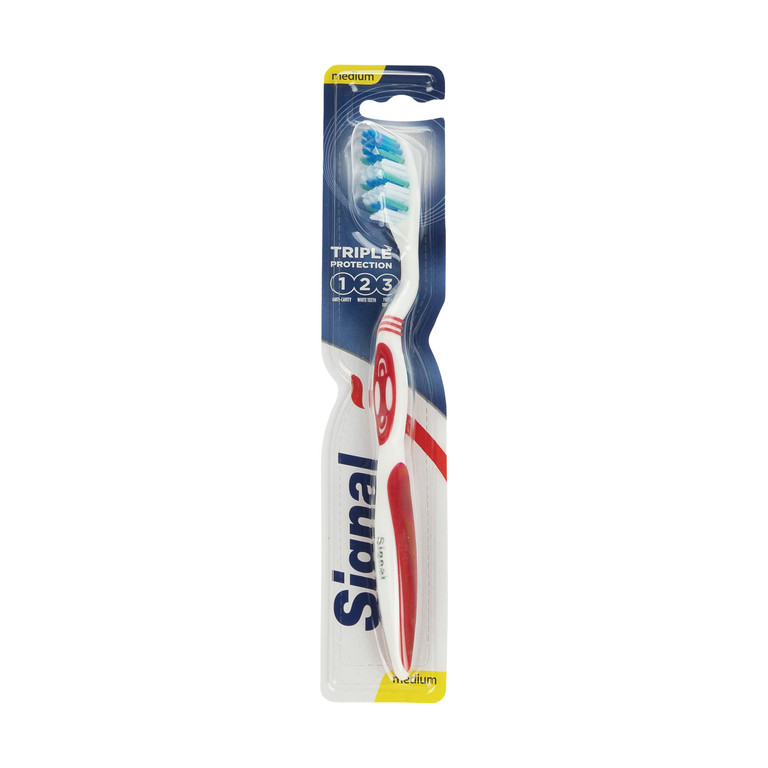 Triple Protection signal toothbrush with medium brush