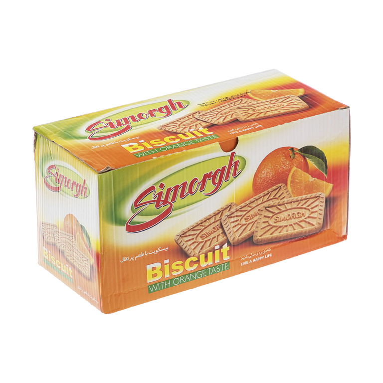 Simorgh biscuits with orange flavor weigh 850 grams