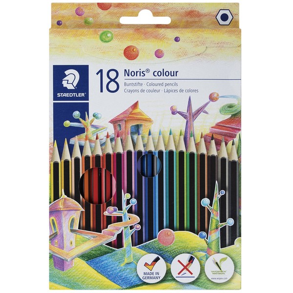 18-color Stedler colored pencil Noris Color 185 C18
