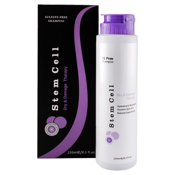 Stem cell shampoo for dry and damaged hair, volume 250 ml