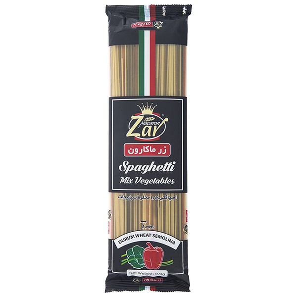 Spaghetti diameter 1.5 Mix of macaroni vegetables 500 g