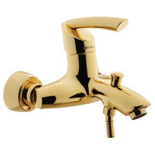 Roskat Gold Matte Shower Tap