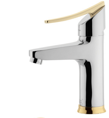 Gold chrome luxury toilet tap