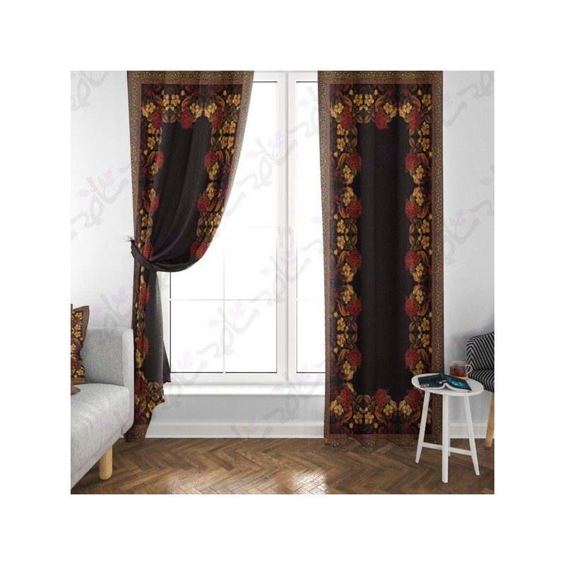 Chicken velvet curtains