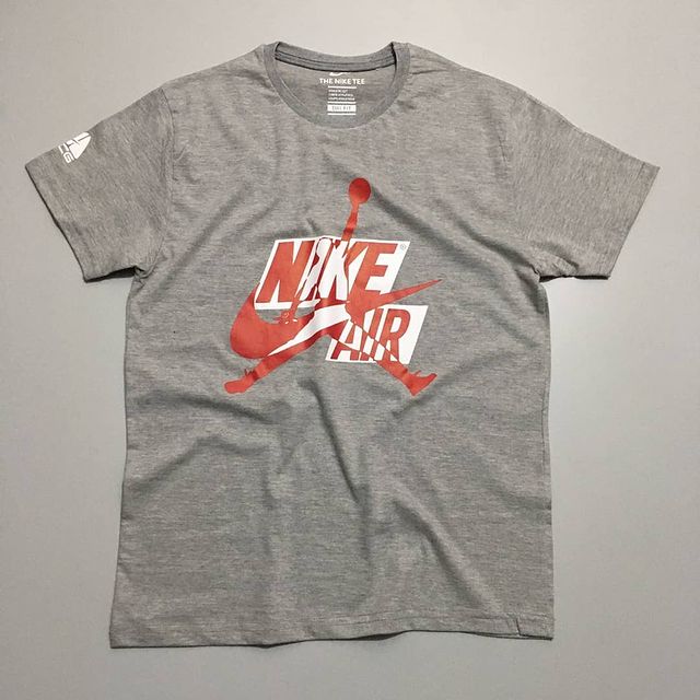 NIKE AIR cotton fabric T-shirt