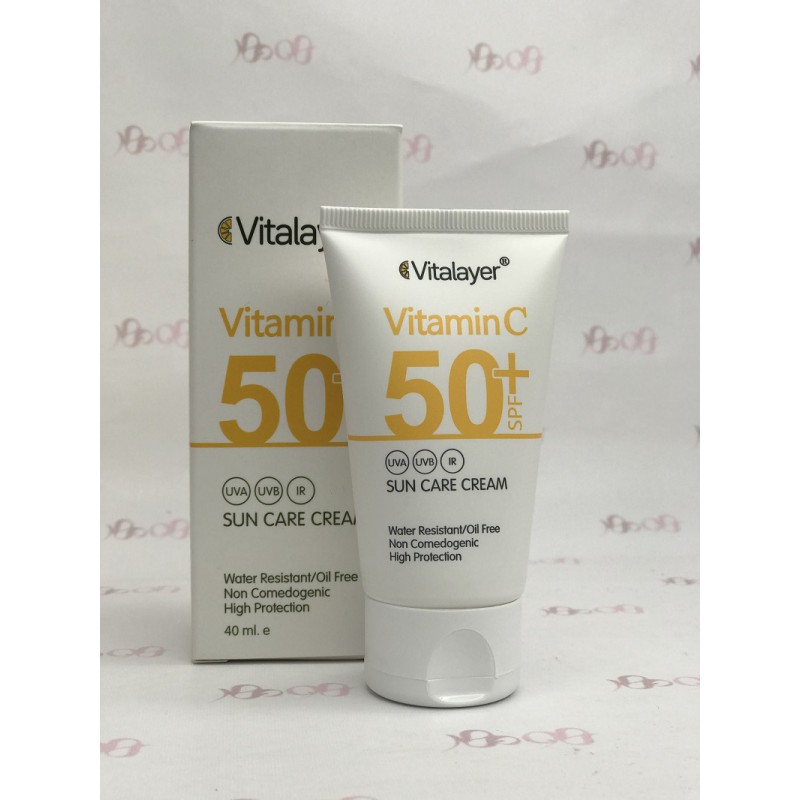 Vitalir SPF50 colorless sunscreen contains vitamin C 30 ml - Vitalayer