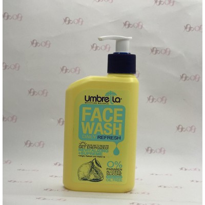 Umbrella Lemon Essential Oil Facial Wash Gel 310 ml for all skin types - Umbrella