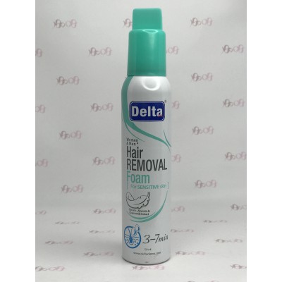 Delta shaving foam suitable for sensitive skin, volume 150 ml - Delta