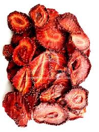 Dried strawberry fruit