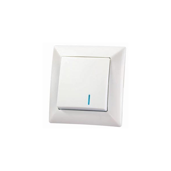 Iran Electric switch and socket, white and cream Elysee model