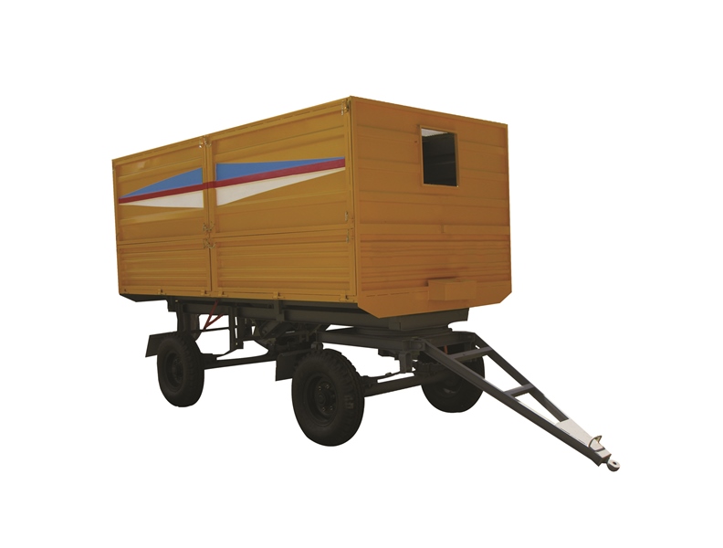 Four-wheeled trailer for carrying straw of Ebtekar Hashemi Company