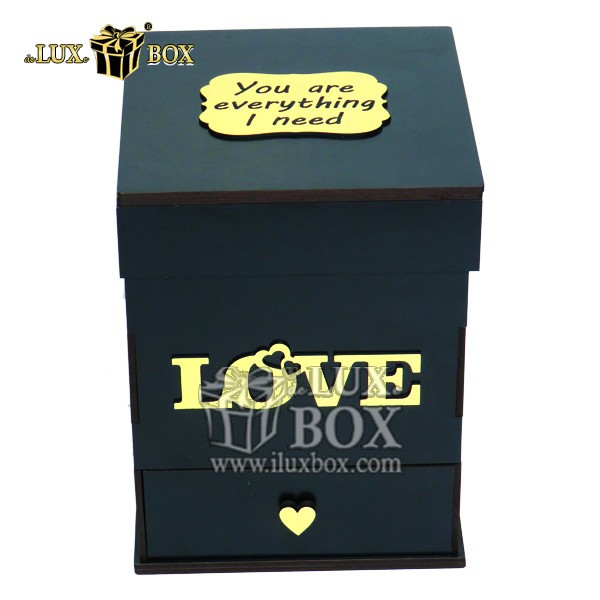 جعبه گل چوبی لوکس باکس کد LB 200 
