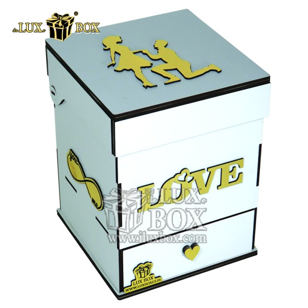 جعبه گل چوبی لوکس باکس کد LB 202 