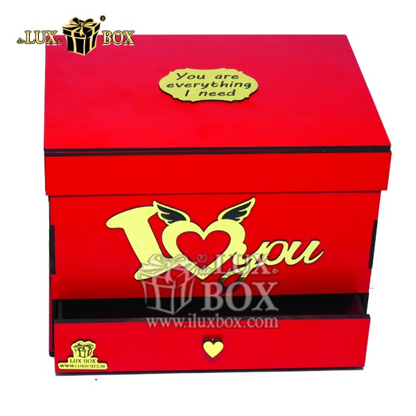جعبه گل هدیه لوکس باکس کد LB 261 