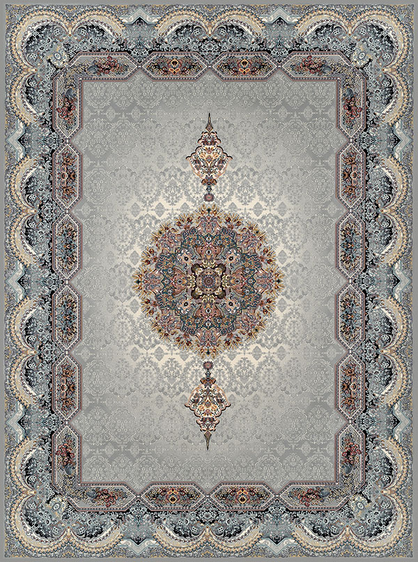9 meter carpet design 722218 gray color