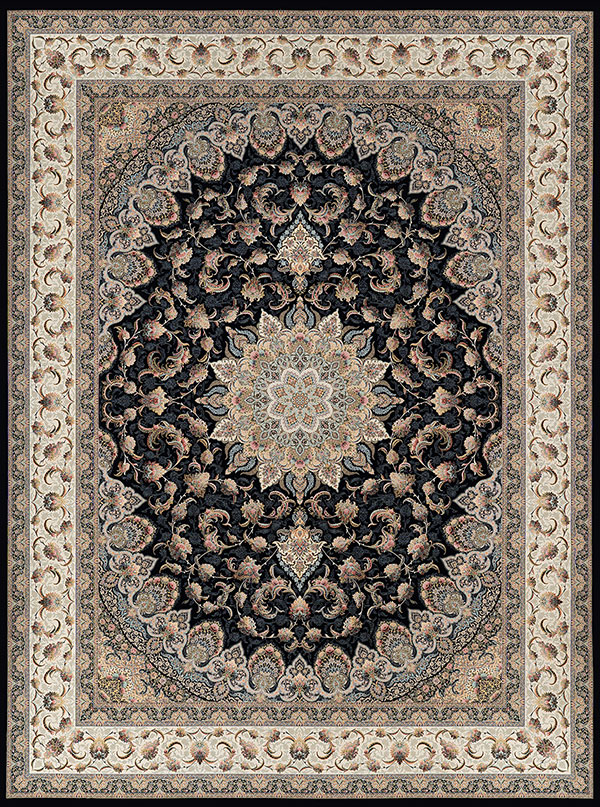 6 meter carpet design 815005 navy blue color