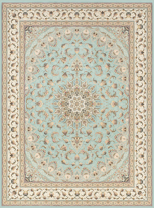 12 meter carpet design 815005 blue color