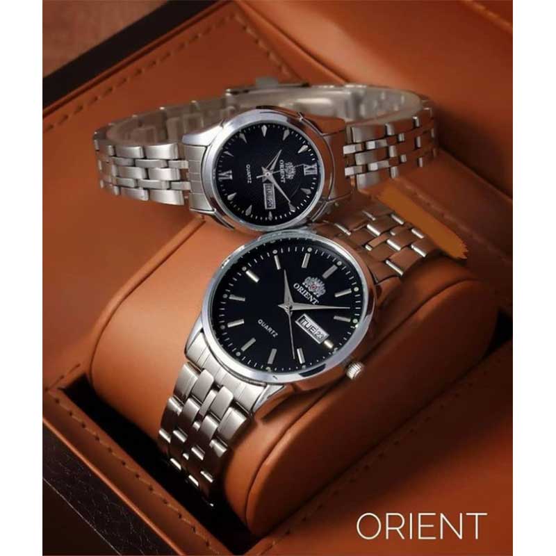 ORIENT watch for men and women with steel straps
