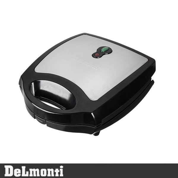 Delmonte Sandwich Maker Model DL750 Black Silver