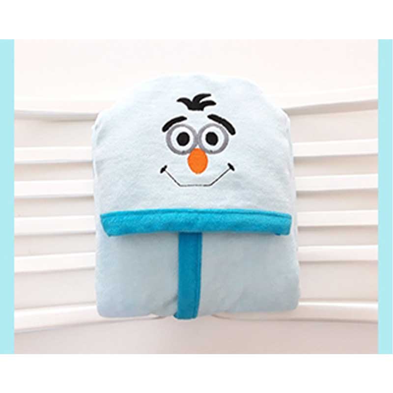 Olaf design baby doll towel