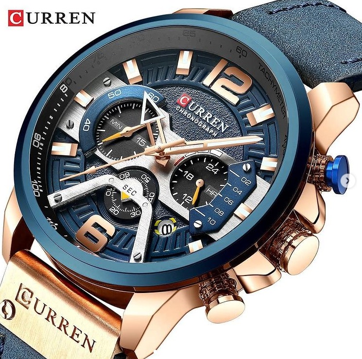  Curren men's watch steel strap model 8329