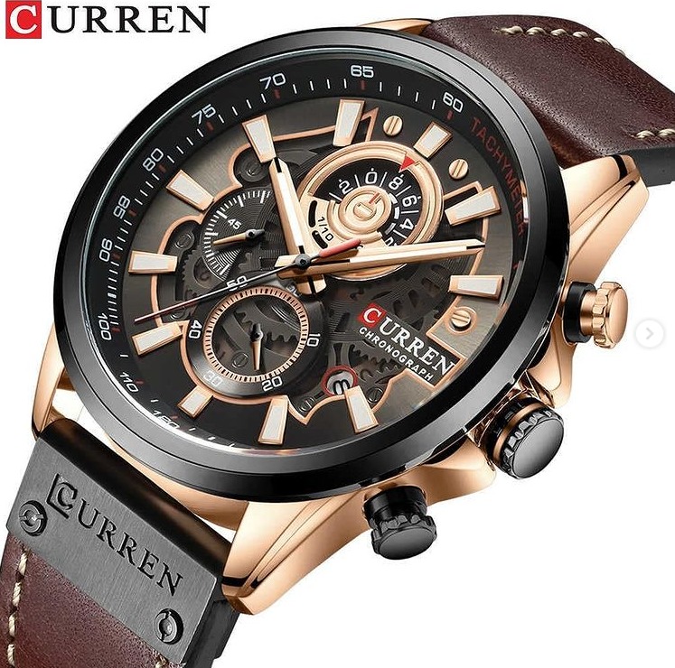  Curren men's watch steel strap model 8380