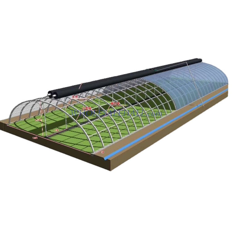 Thermal insulation arch greenhouse Multi-span Arch Agricultural Polycarbonate Greenhouses