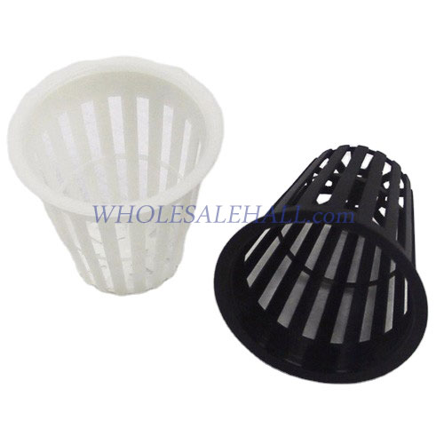 New food-grade PP&UV Hydroponic Plant Net Pot 55mm 2 Inch Mesh Plastic cup Hydroponic Basket Suppliers