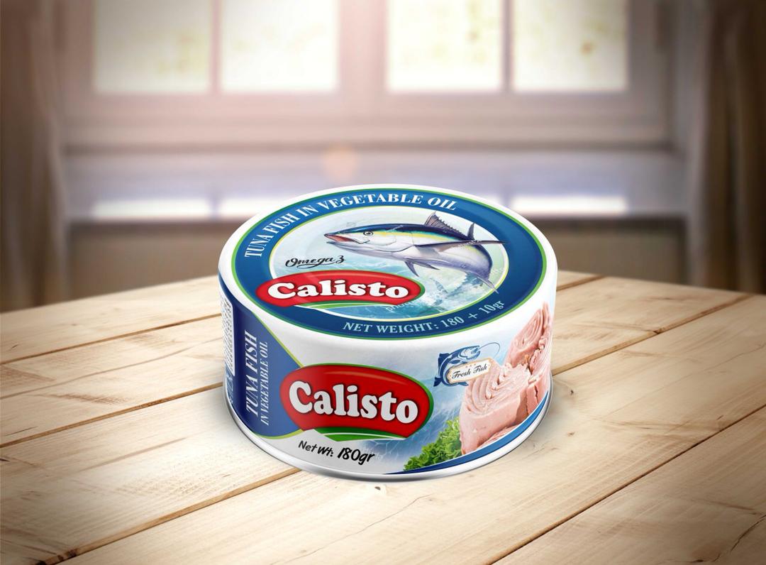 تن ماهی 180 گرمی کالیستو (calisto) - ماهی هوور مناسب صادرات