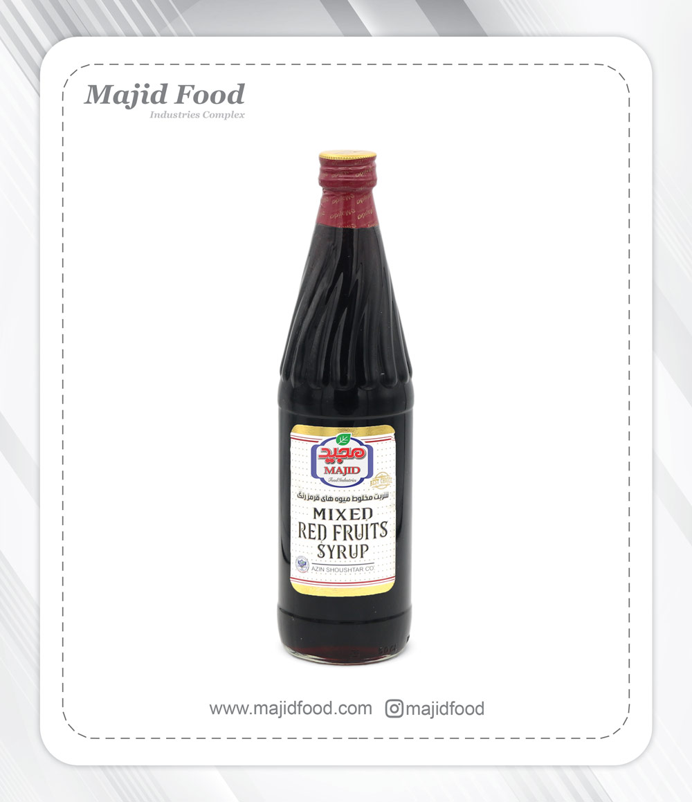 Mixed fruit syrup 660 g Majid Food Industries