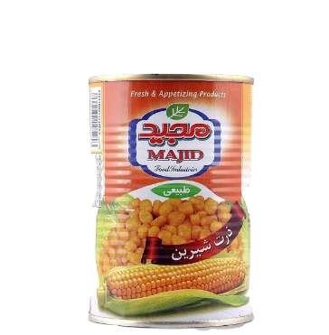 Canned sweet corn 400 g Majid food industry