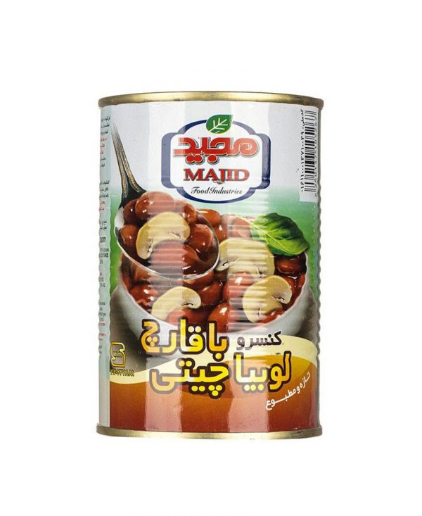 Canned pinto beans with mushrooms 400 g Majid food industry