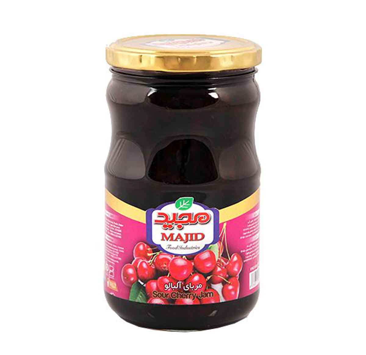 Cherry jam 850 g with metal lid Majid food industry