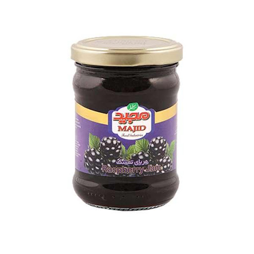 Raspberry jam 300 g with metal lid food industry Majid